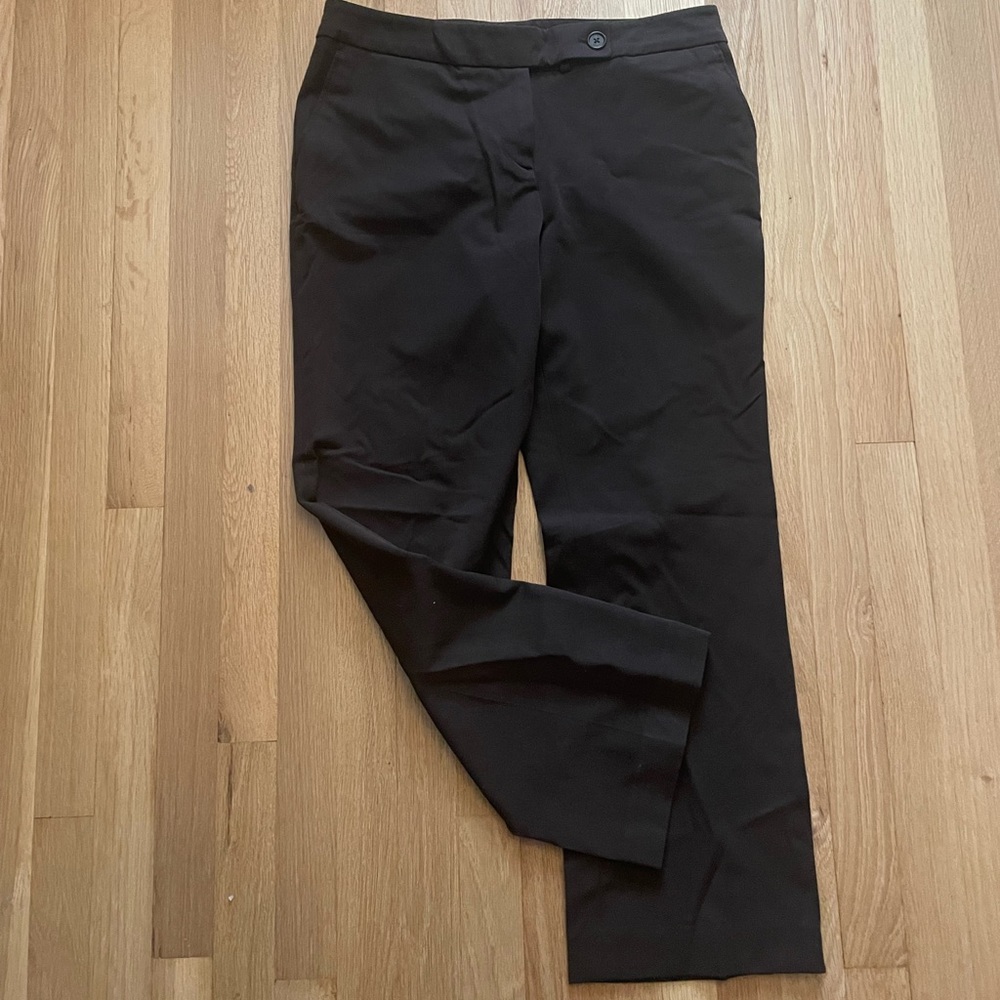 TALBOTS Signature Bootcut Dress Pants 10 Brown